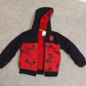 Marvel Spider-Man Kids Hoodie - Red and Black